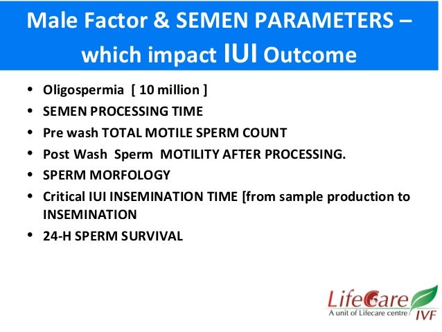 Cock craving male she Intrauterine insemination with a sperm count of 13 million